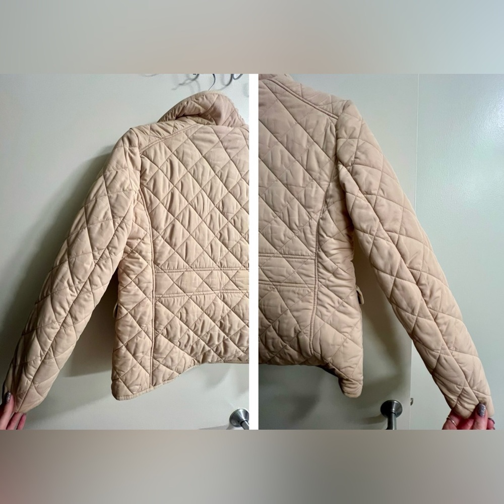 J. Crew | Women’s Beige Quilted Puffer Coat - Picture 11 of 14